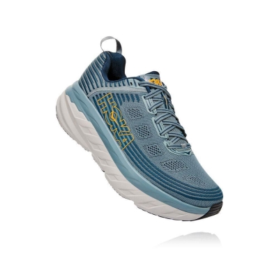 Men's Hoka Bondi 6 Road Running Shoes Green | ZA-82CDPXG