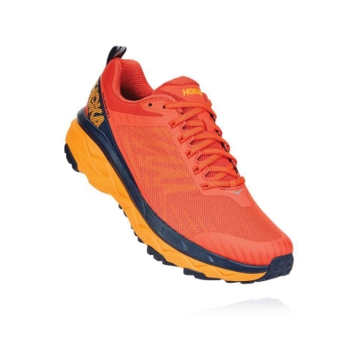 Men's Hoka Challenger ATR 5 Hiking Shoes Red | ZA-84BEJXZ