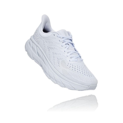 Men's Hoka Clifton 7 Sneakers White | ZA-93FTOXV