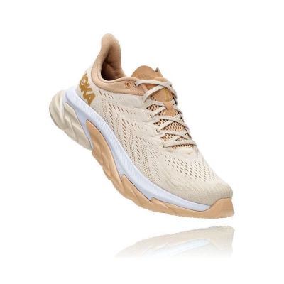 Men's Hoka Clifton Edge Road Running Shoes Beige | ZA-93DYFBJ