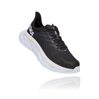 Men's Hoka Clifton Edge Sneakers Black | ZA-59ROQGU