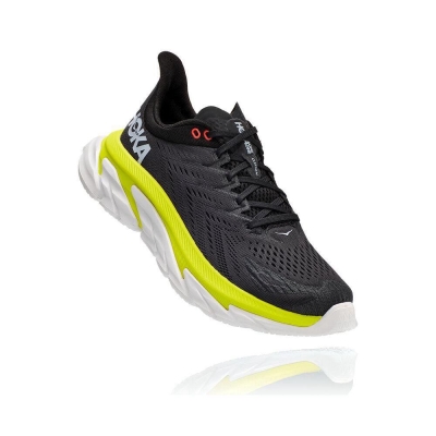 Men's Hoka Clifton Edge Sneakers Grey / Black | ZA-40CKWNQ