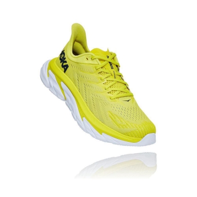 Men's Hoka Clifton Edge Sneakers Yellow | ZA-12UVNZE