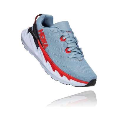 Men's Hoka Elevon 2 Road Running Shoes Blue / Red | ZA-26ZODNC