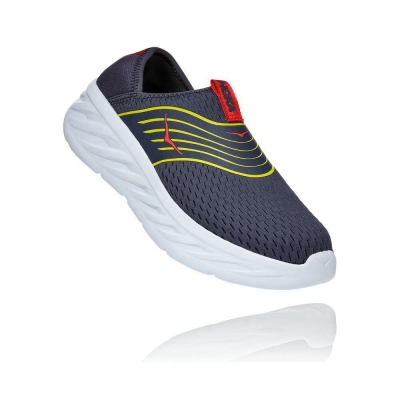 Men's Hoka ORA Sneakers Navy / Yellow | ZA-54EQCHK