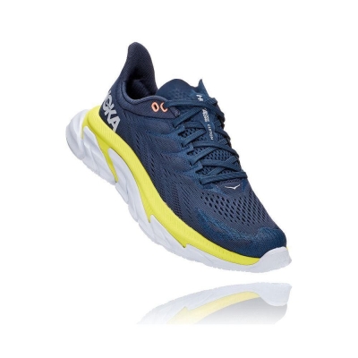 Women's Hoka Clifton Edge Road Running Shoes Navy | ZA-09BUOGJ