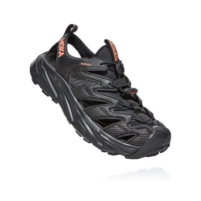 Women's Hoka Hopara Hiking Sandals Black | ZA-42INRLV