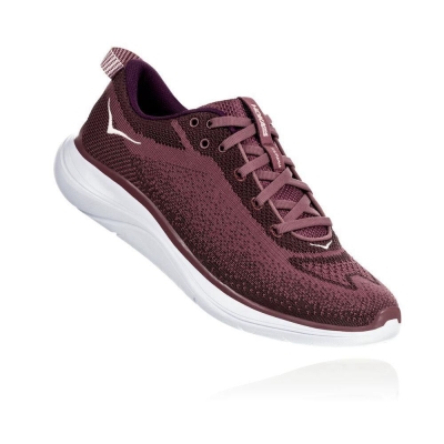 Women's Hoka Hupana Flow Road Running Shoes Burgundy | ZA-25WFZOJ