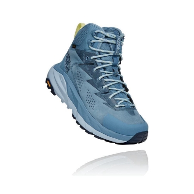 Women's Hoka Kaha GTX Hiking Boots Blue | ZA-75AGUSX