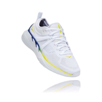 Women's Hoka Tivra Road Running Shoes White / Blue | ZA-25ZFBTY