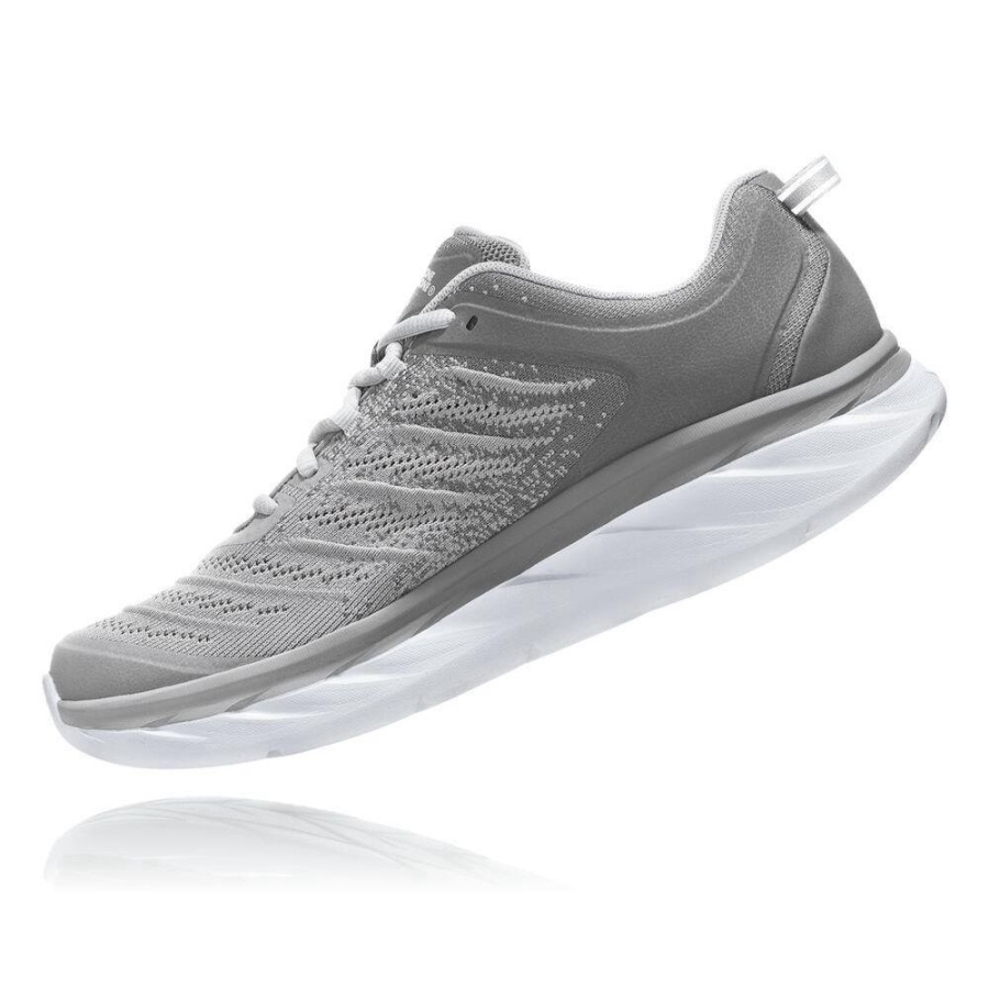 Men's Hoka Akasa Road Running Shoes Grey | ZA-21XIUAP