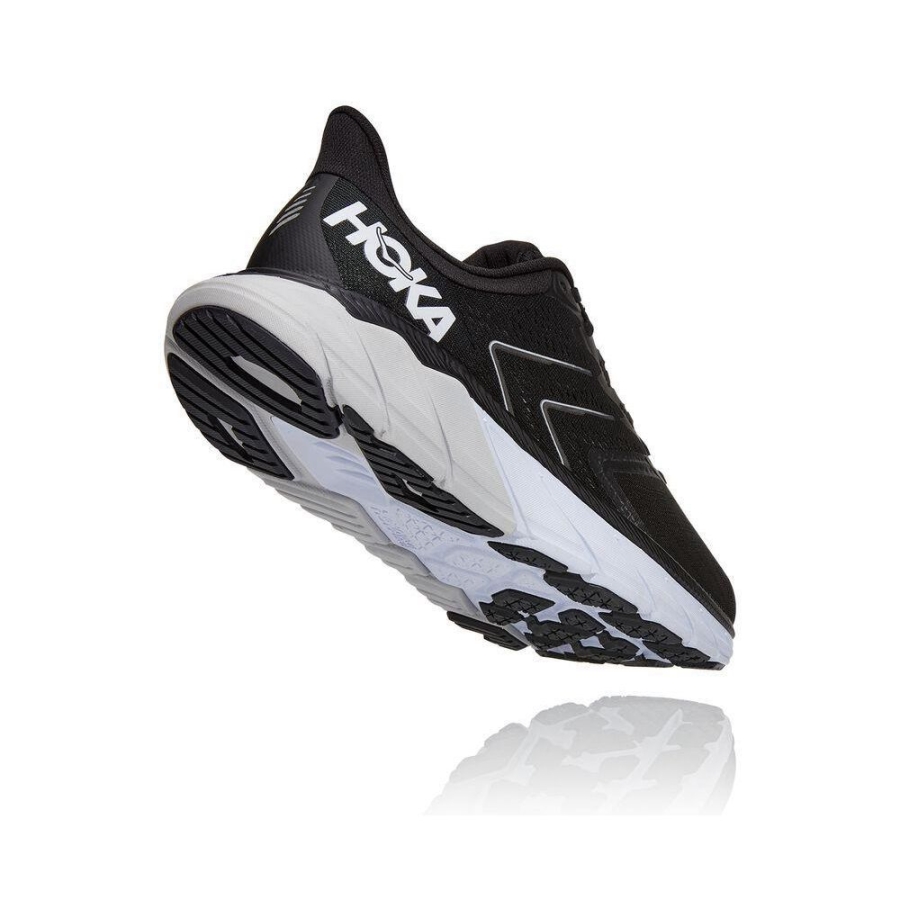 Men's Hoka Arahi 5 Road Running Shoes Black | ZA-39GDILJ