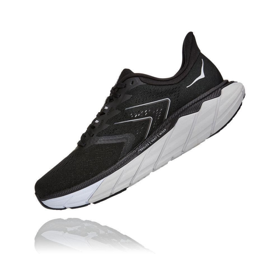 Men's Hoka Arahi 5 Running Shoes Black | ZA-80SZUCD