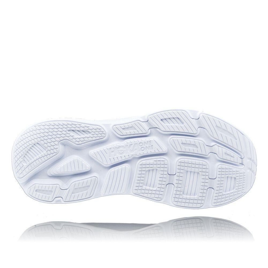 Men's Hoka Bondi 6 Walking Shoes White | ZA-59DZSOV