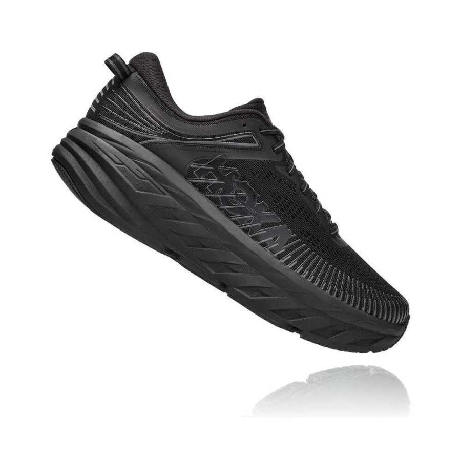 Cheap Hoka Sneakers South Africa - Mens Hoka Bondi 7 Black