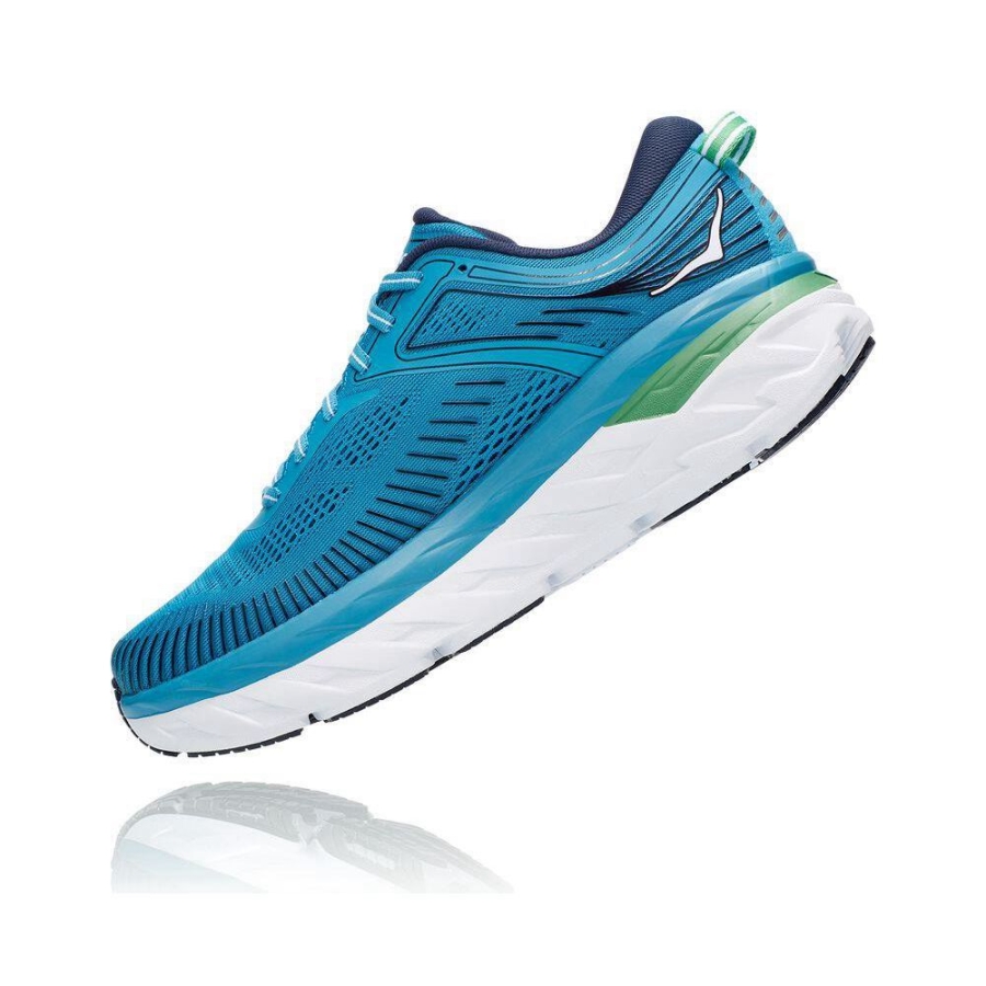 Men's Hoka Bondi 7 Sneakers Blue | ZA-54NCPOQ