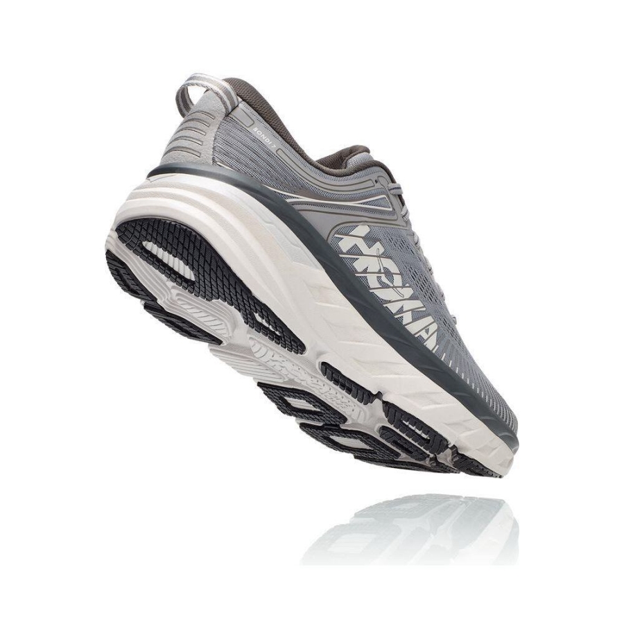 Men's Hoka Bondi 7 Sneakers Grey | ZA-64WGPFU