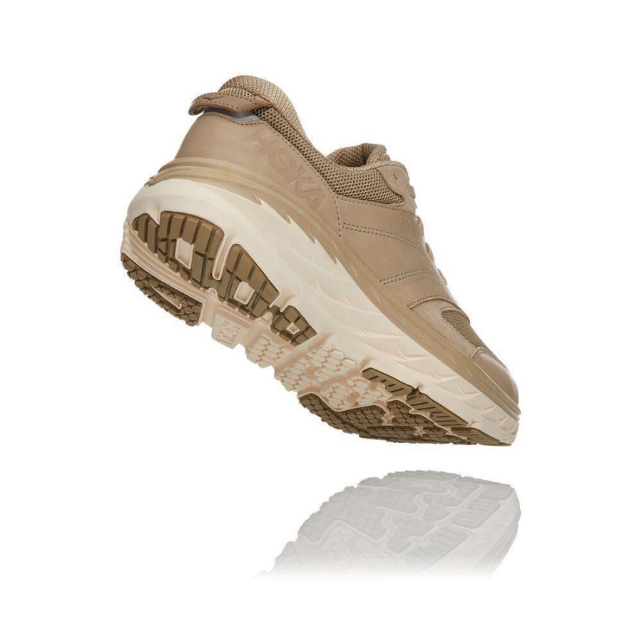 Men's Hoka Bondi L Road Running Shoes Brown | ZA-30MSICU