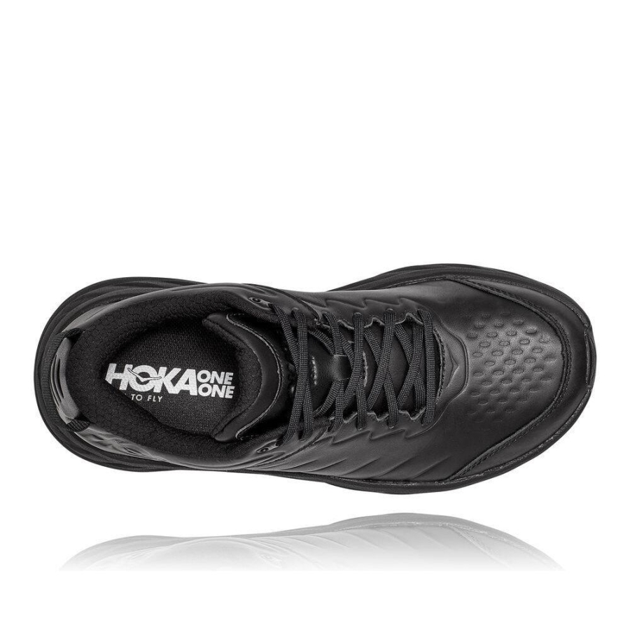 Men's Hoka Bondi SR Sneakers Black | ZA-23PKMBA