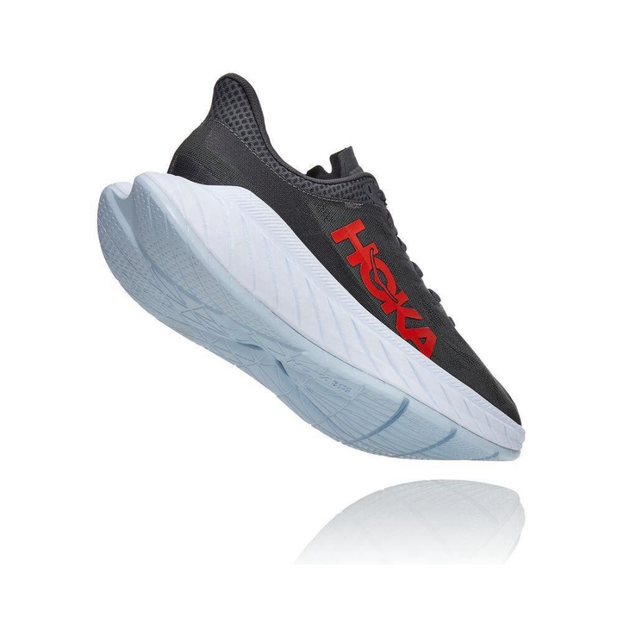 Men's Hoka Carbon X 2 Road Running Shoes Dark Grey | ZA-32LVSWX