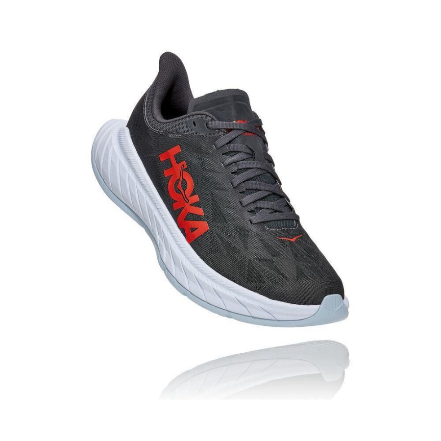 Men\'s Hoka Carbon X 2 Road Running Shoes Dark Grey | ZA-32LVSWX
