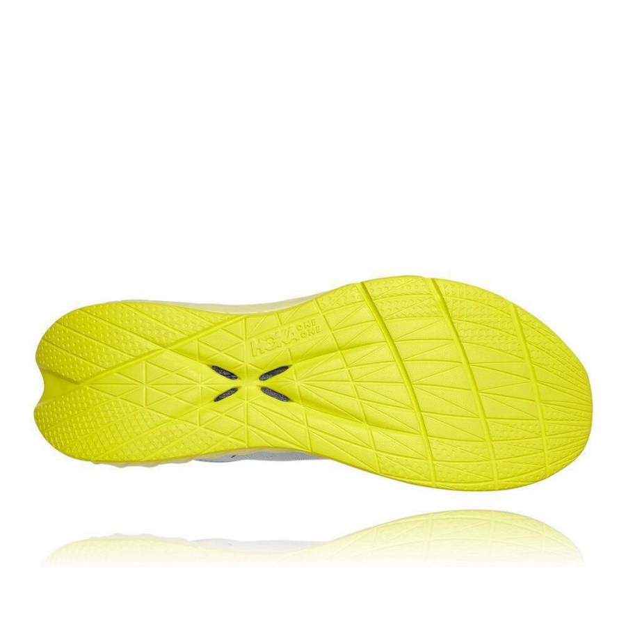 Men's Hoka Carbon X 2 Road Running Shoes White / Yellow | ZA-49OQSGE