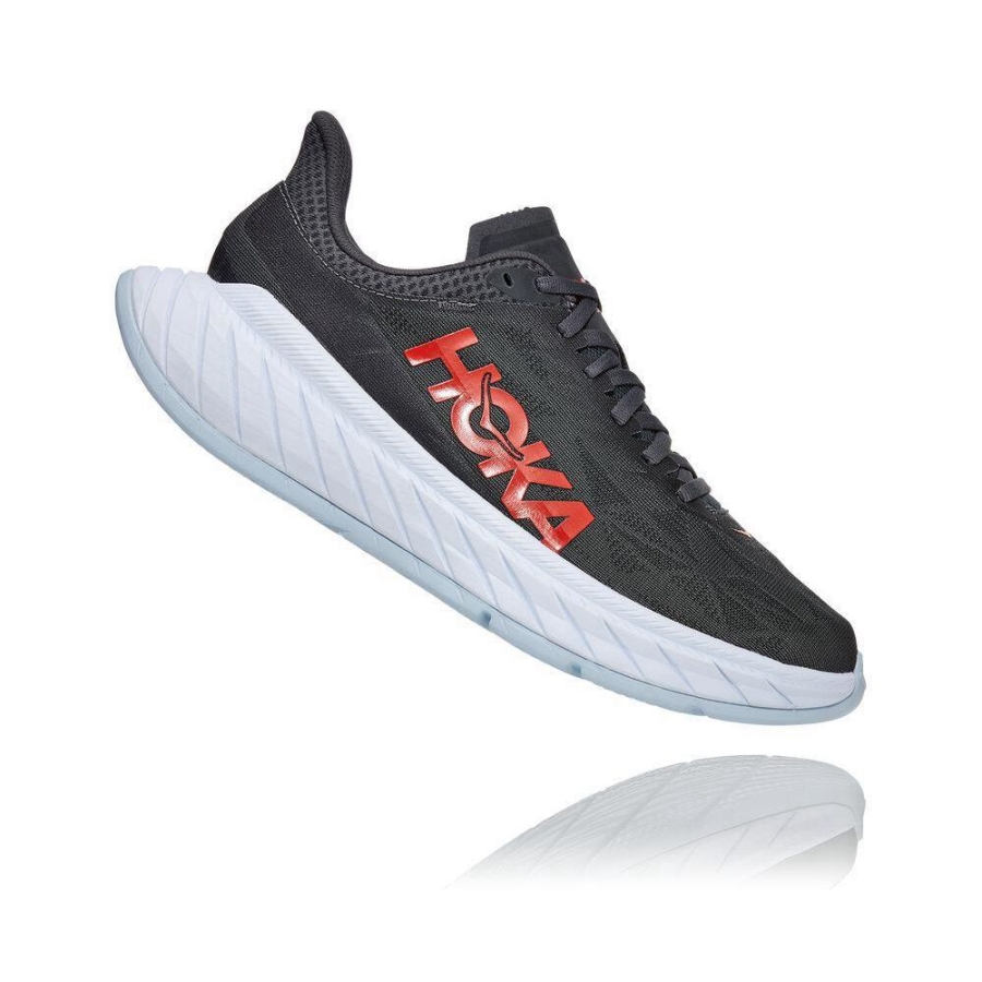 Men's Hoka Carbon X 2 Sneakers Dark Grey | ZA-87IRACB
