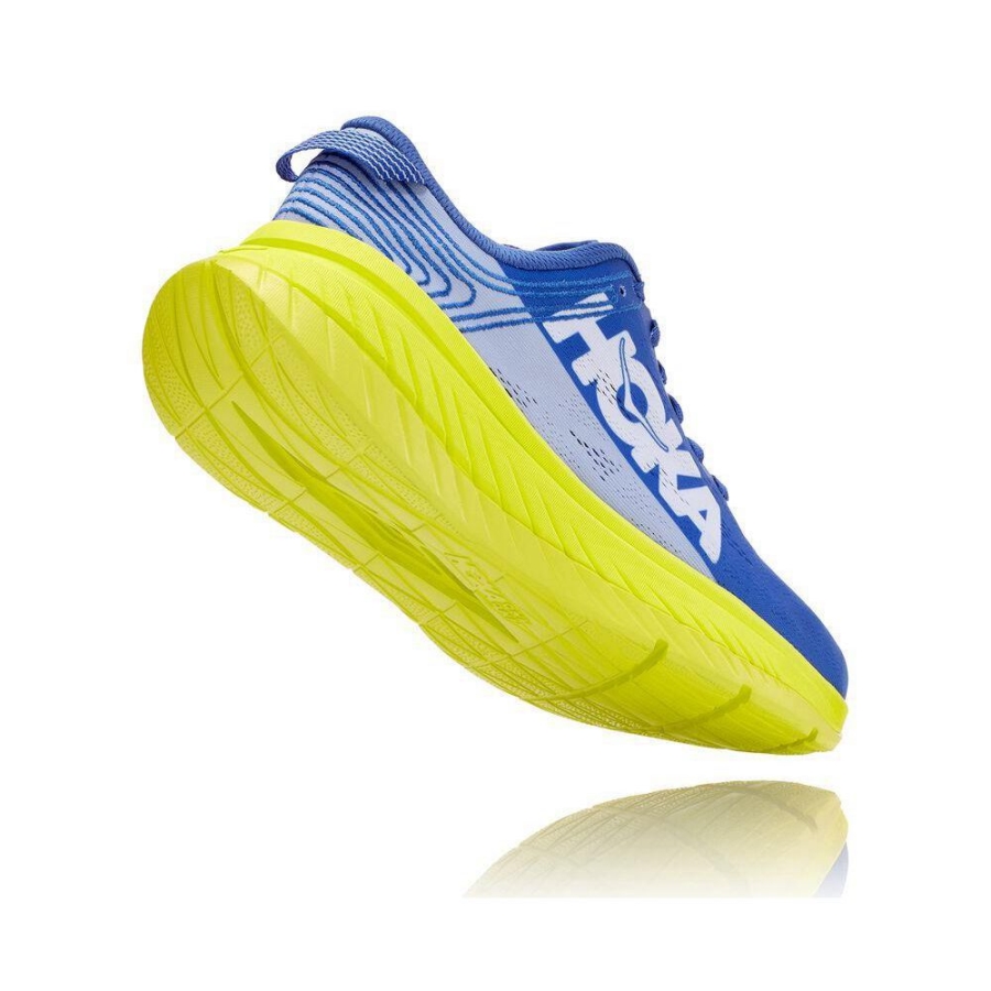 Men's Hoka Carbon X Road Running Shoes Blue | ZA-74IETKD