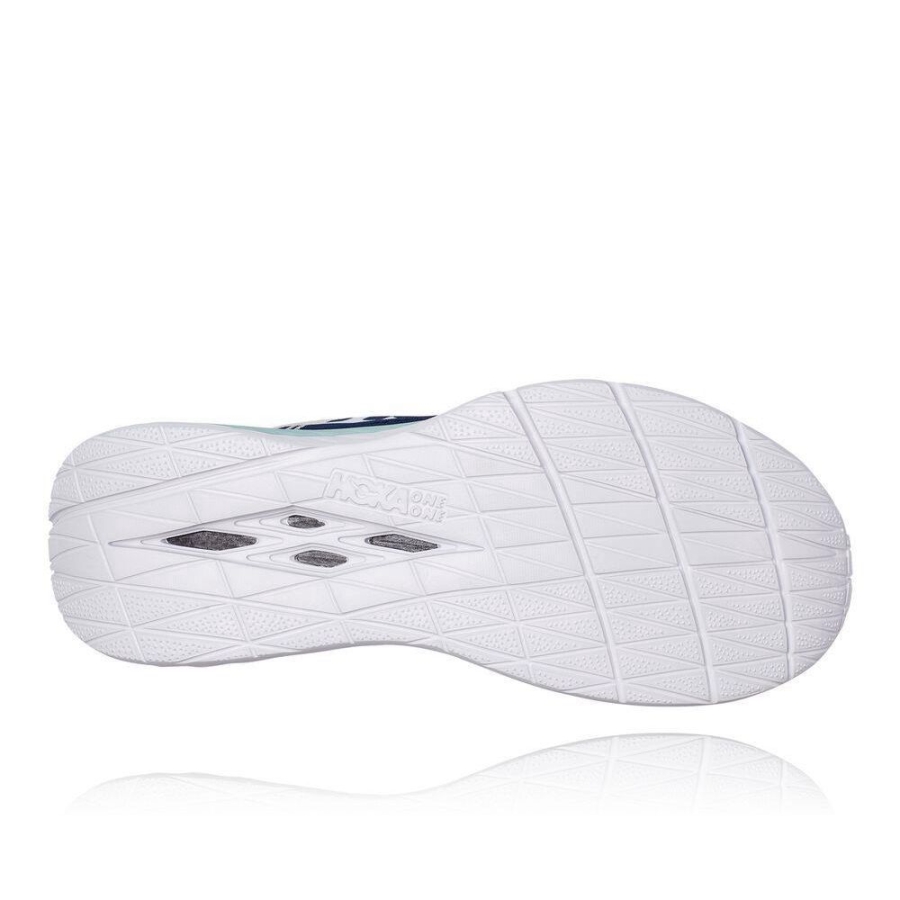 Men's Hoka Carbon X Road Running Shoes White / Blue | ZA-04LYQIG