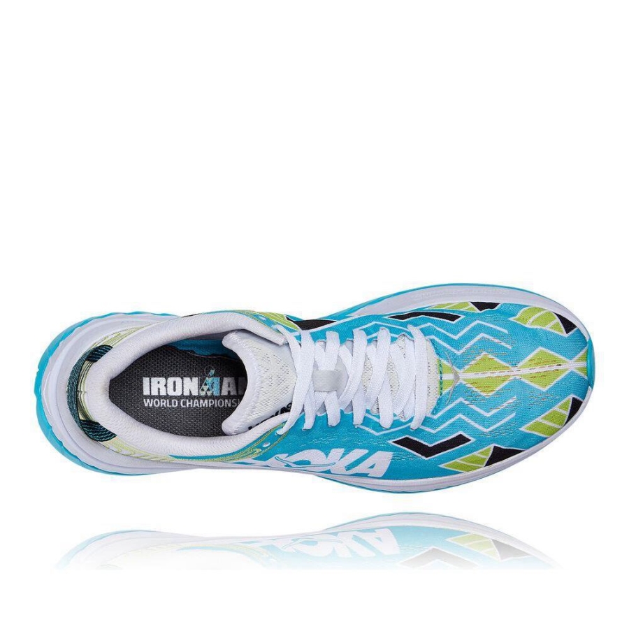 Men's Hoka Carbon X Sneakers Blue / White | ZA-81JKAXZ