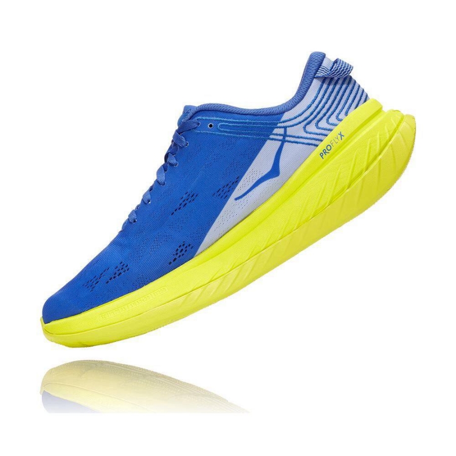 Men's Hoka Carbon X Sneakers Blue | ZA-25XEHBD