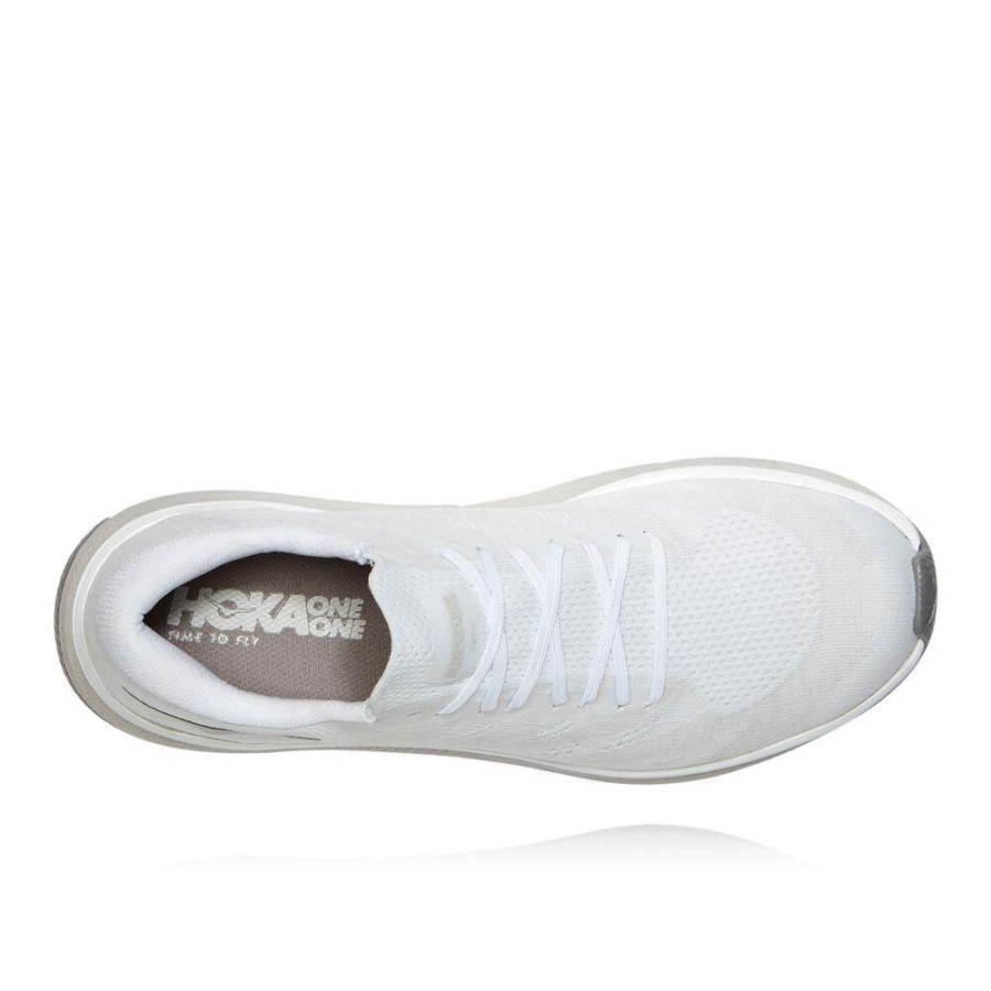 Men's Hoka Cavu 3 Road Running Shoes White | ZA-59MRWNV