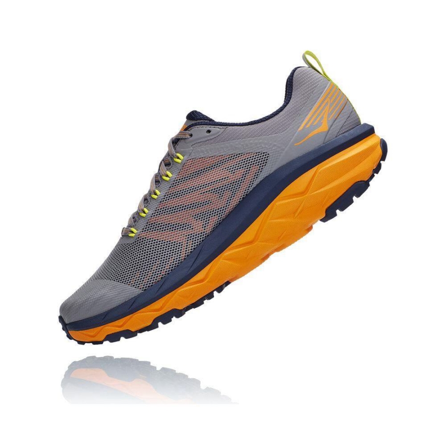 Men's Hoka Challenger ATR 5 Hiking Shoes Grey | ZA-47FXSPC