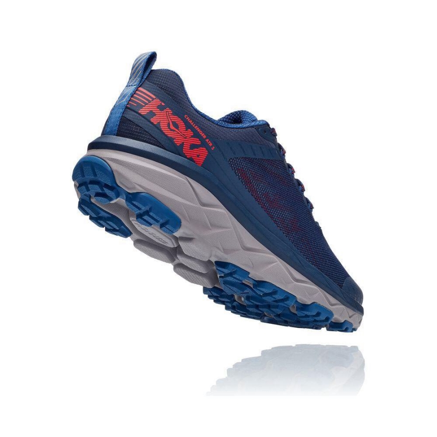 Men's Hoka Challenger ATR 5 Hiking Shoes Navy | ZA-65BSGTY