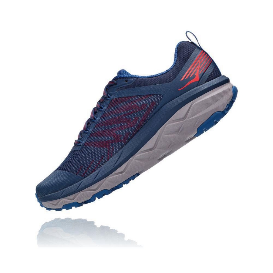 Men's Hoka Challenger ATR 5 Hiking Shoes Navy | ZA-65BSGTY