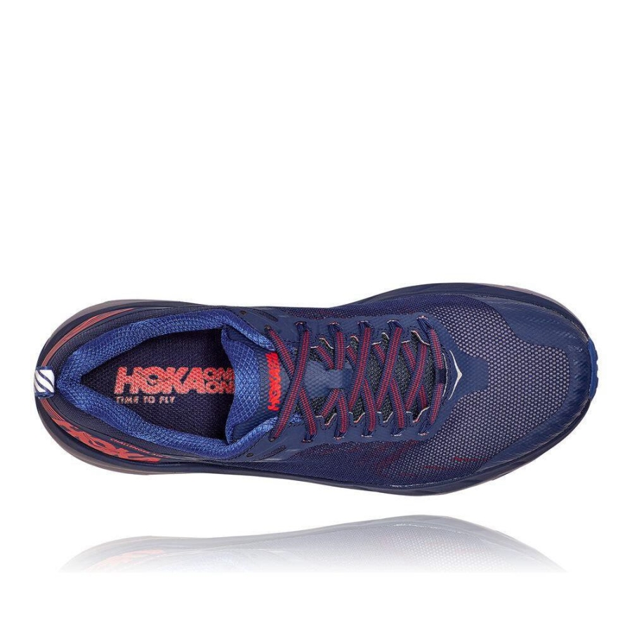 Men's Hoka Challenger ATR 5 Hiking Shoes Navy | ZA-65BSGTY