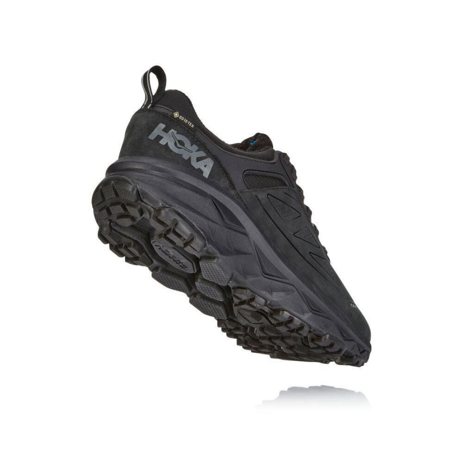 Men's Hoka Challenger Low GORE-TEX Running Shoes Black | ZA-37AOMFN