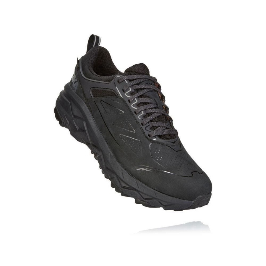 Men\'s Hoka Challenger Low GORE-TEX Running Shoes Black | ZA-37AOMFN