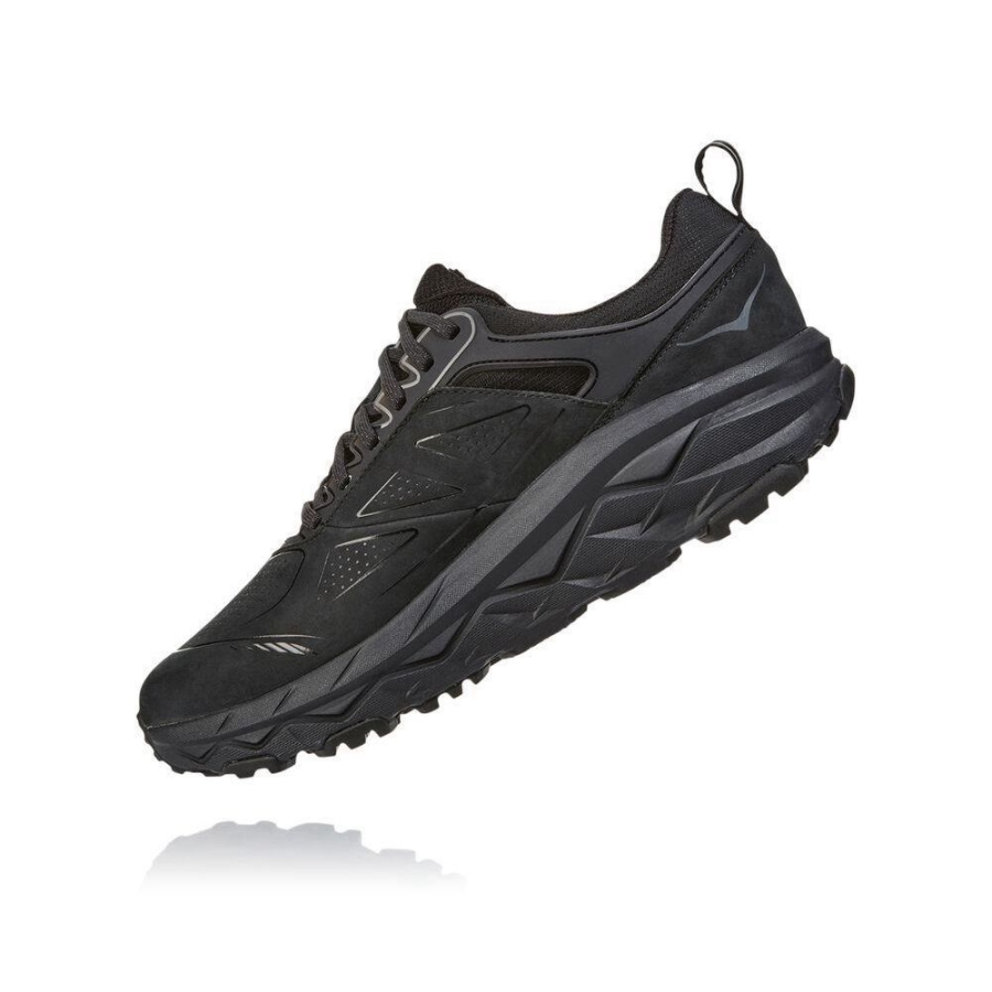 Men's Hoka Challenger Low GORE-TEX Trail Running Shoes Black | ZA-86FXCLK