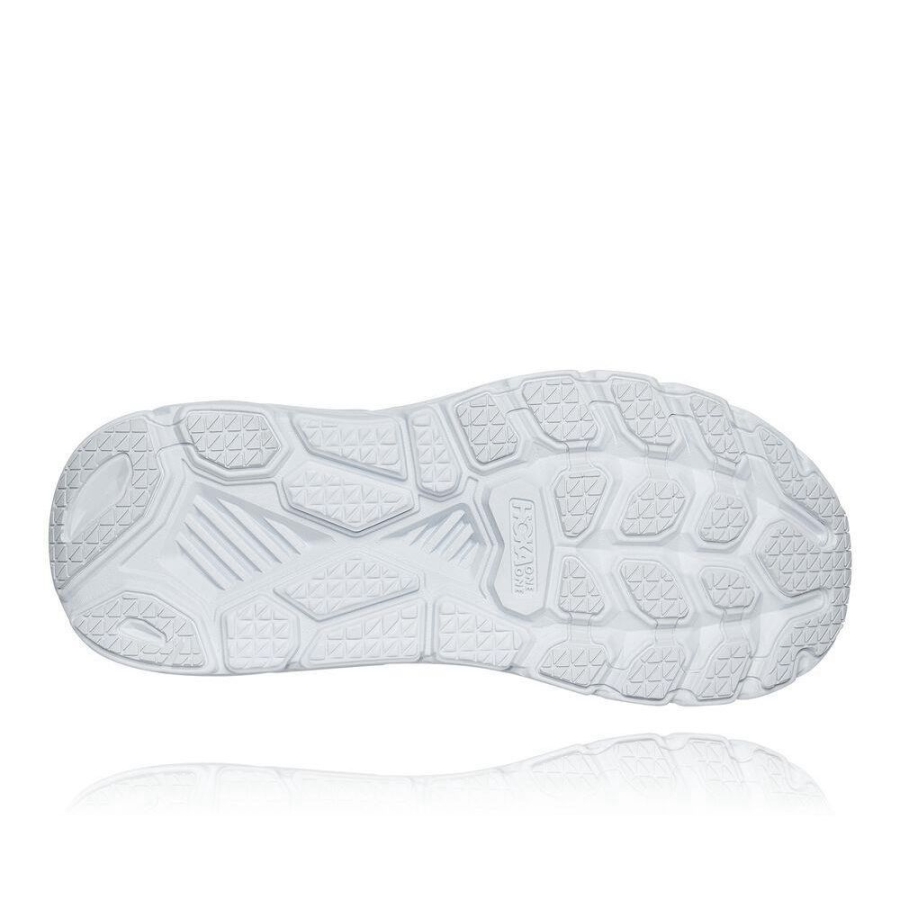Men's Hoka Clifton 7 Running Shoes White | ZA-51FJHWK