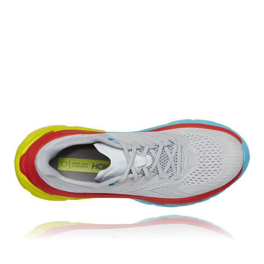 Men's Hoka Clifton Edge Road Running Shoes Grey | ZA-68HYNQG