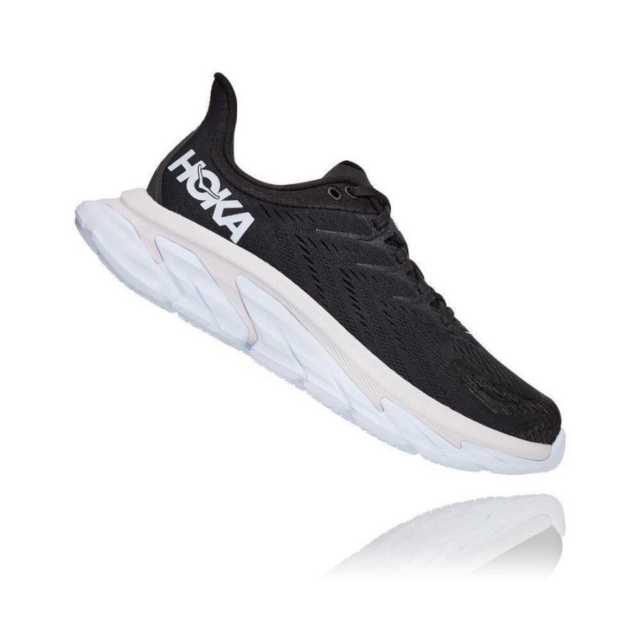 Men's Hoka Clifton Edge Road Running Shoes Black | ZA-79CSHTR