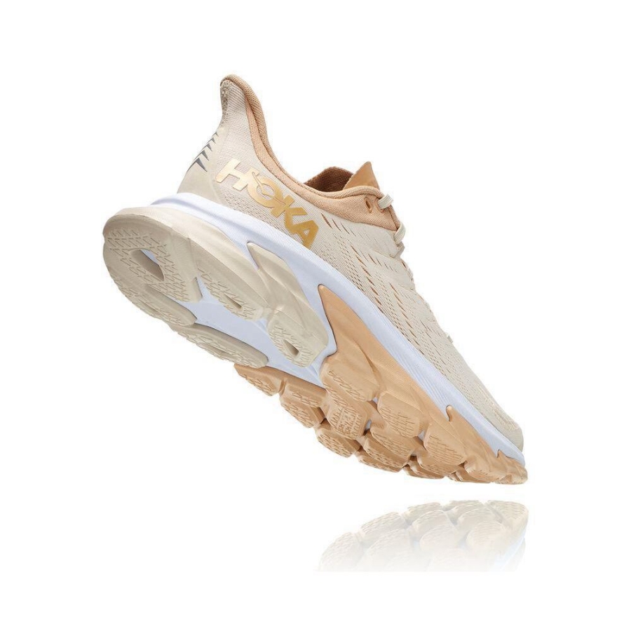 Men's Hoka Clifton Edge Road Running Shoes Beige | ZA-93DYFBJ