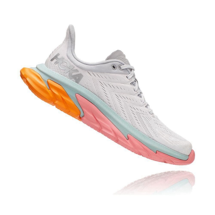 Hoka Clifton Edge Online South Africa - Mens Hoka Sneakers White / Pink