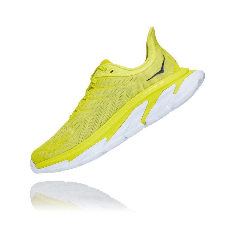 Men's Hoka Clifton Edge Sneakers Yellow | ZA-12UVNZE