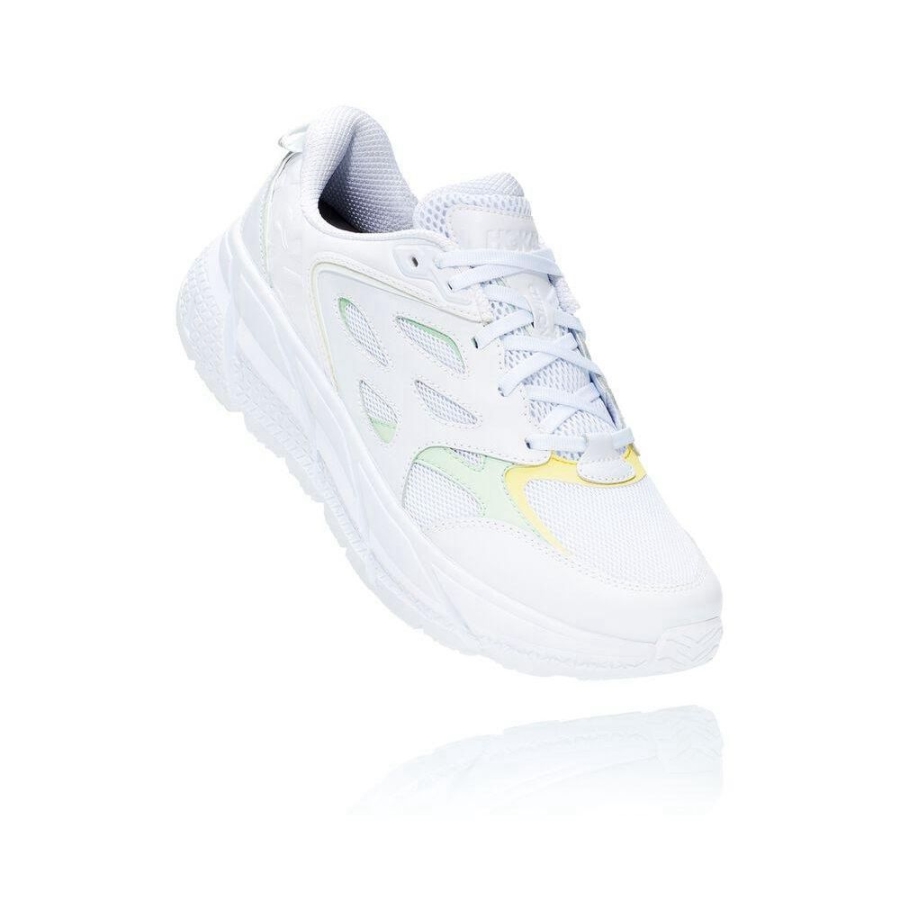 Men\'s Hoka Clifton L Road Running Shoes White | ZA-10ZLGXD