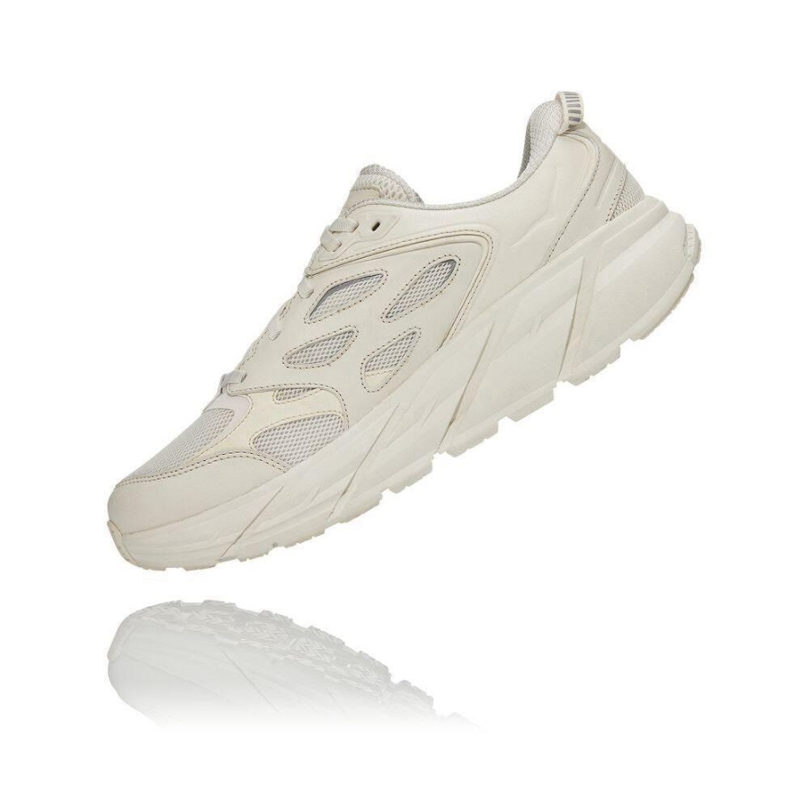 Men's Hoka Clifton L Sneakers White | ZA-68PKQRD