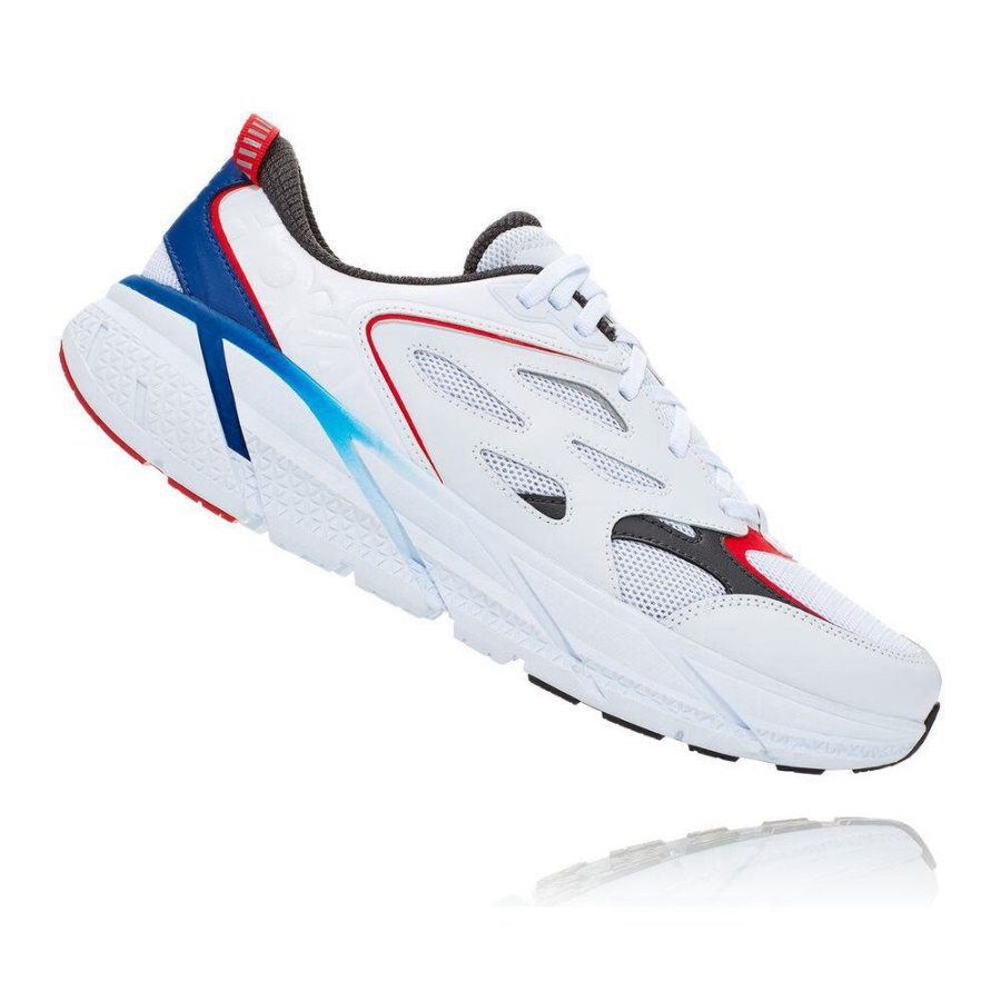 Men's Hoka Clifton Sneakers White | ZA-90HSXWG