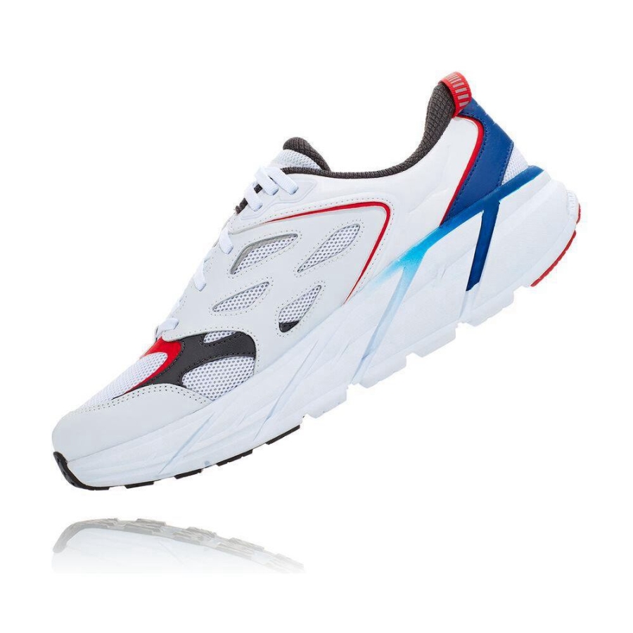 Men's Hoka Clifton Sneakers White | ZA-90HSXWG