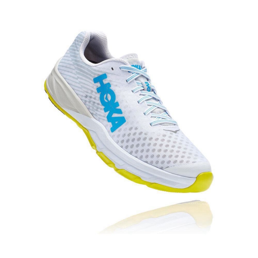 Men\'s Hoka EVO Carbon Rocket Road Running Shoes White | ZA-60SMWRH